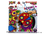 OBL644696 - 10 "DIY painting watercolor and beading DIY in 1-2 lady beetle graphics (6 color wash colour pen)