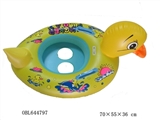 OBL644797 - Yellow duck inflatable boat