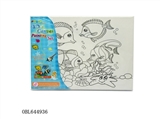 OBL644936 - DIY painting color in canvas