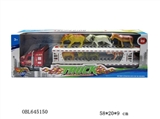 OBL645150 - Inertia double drag head car six animals