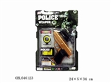 OBL646123 - Soft bullet gun/golden gun with infrared light