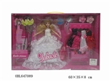 OBL647089 - 11寸实身婚纱礼服芭比娃娃