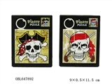 OBL647892 - Pirates design puzzle (black)