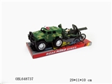 OBL648737 - Mud color inertial drag soldiers and juki off-road vehicles