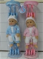 OBL648750 - 20CM棉花公仔配铁车入PVC袋