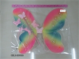 OBL649899 - Colorful butterfly wings Angel good hair clips