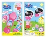 OBL650051 - 24 shadow pink pig sister projection flashlight