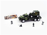 OBL650446 - Inertia camouflage military jeep