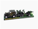 OBL650456 - Inertia camouflage jeep grass hopper gun