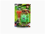 OBL650480 - The new BEN10: watch the emitter Flying saucer 3 suction cups bullet 3 package (light electric)