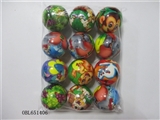 OBL651406 - 12 only 7.6 cm many cartoon zhuang PU ball