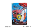 OBL651610 - The new spider-man: mini soft bullet gun Super soft three marbles launcher EVA pearl cotton bullets