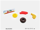 OBL652069 - 甜甜圈/面包/香肠火腿玩具套装