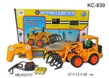 OBL652757 - 四通抓木钩机工程车（包电，带灯光）