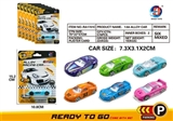 OBL653069 - 1:6 slide 4 sports car alloy car only