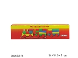 OBL653576 - Wooden building block car