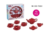 OBL653996 - Ceramic teapot: peach heart drop point