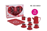 OBL654019 - Tin pot: high pot of hearts