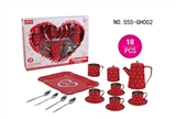 OBL654020 - Tin pot: high pot of hearts