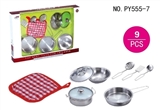OBL654025 - Stainless steel tableware with glass cover