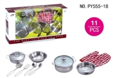 OBL654030 - Stainless steel tableware with glass cover