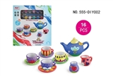 OBL654076 - Ceramic teapot coloured drawing or pattern