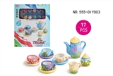 OBL654077 - Ceramic teapot coloured drawing or pattern
