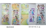 OBL654648 - DIY change girl bubble stickers