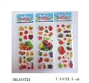OBL654721 - Fruit a bubble stickers