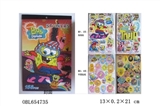 OBL654735 - DIY spongebob snap one cartoon stickers