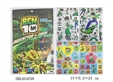 OBL654739 - DIYBEN10 snap one cartoon stickers