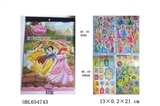 OBL654743 - DIY Snow White snap one cartoon stickers