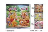 OBL654746 - The new DIY winnie the pooh snap one cartoon stickers