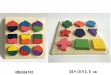 OBL654783 - Wooden three-dimensional graphics puzzle