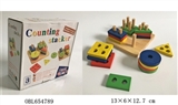OBL654789 - Wooden cognitive graphic lego set of columns