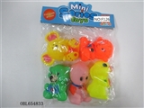 OBL654833 - 5 zhuang lining plastic animals