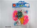 OBL654838 - Six lining plastic animal zhuang
