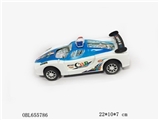 OBL655786 - The inertial plating a police car