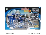 OBL655789 - The police alloy parking lot sets of assembly map (72 x46cm)