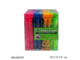 OBL656397 - Small tube color blow not real heart broken bubble water