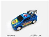 OBL656624 - Inertia pickup truck crane a police car