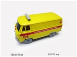 OBL657524 - 黄色工程面包车（灯光）