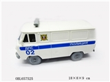 OBL657525 - 白色警用面包车（灯光）