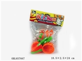 OBL657667 - Solid color of PVC clip tableware