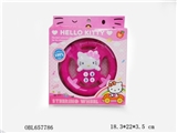 OBL657786 - HelloKitty实色卡通灯光音乐万向盘