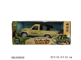 OBL658028 - 1：16四通道皮卡军事车（带灯无包电）