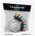 OBL658229 - Flash rainbow hairpin