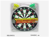 OBL658531 - Wooden dart board (37 cm)