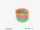 OBL658810 - 水晶混色彩虹圈