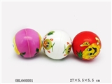 OBL660001 - Three grain of 2.5 inch fruit PU ball